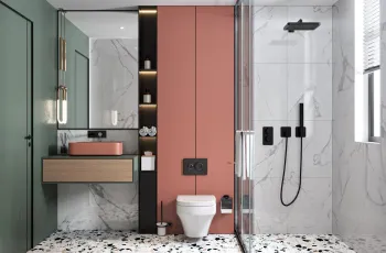 35. Chọn vật liệu làm kệ tủ nhà tắm nào phù hợp trong môi trường ẩm ướt nhiều nước?